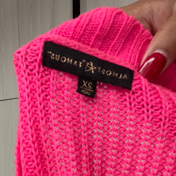 Oversized Pink Knitted Sweater - Picture 5 of 5